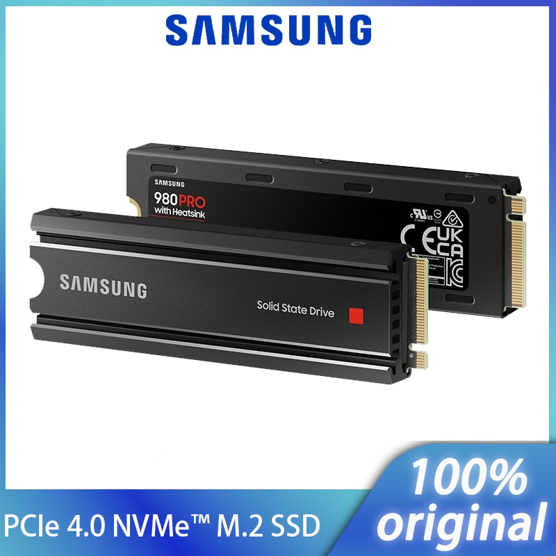 삼성 980 PRO SSD, 방열판 포함, PCIe4.0 Gen 4 NVMe M.2 2280 내장 솔리드 스테이트 열 제어, PS5 호환 SSD, 2TB, 1TB